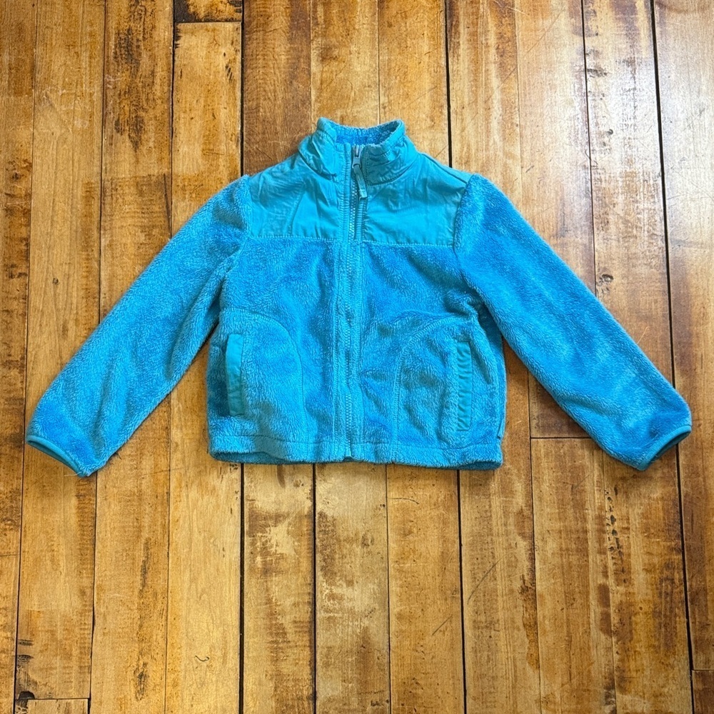 The Children's Place Fleece Jacket Blue size 4 lightweight spring